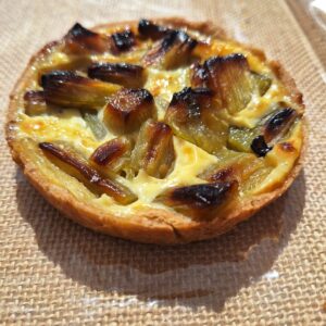 Les tartes de saison: la tarte à la rhubarbe